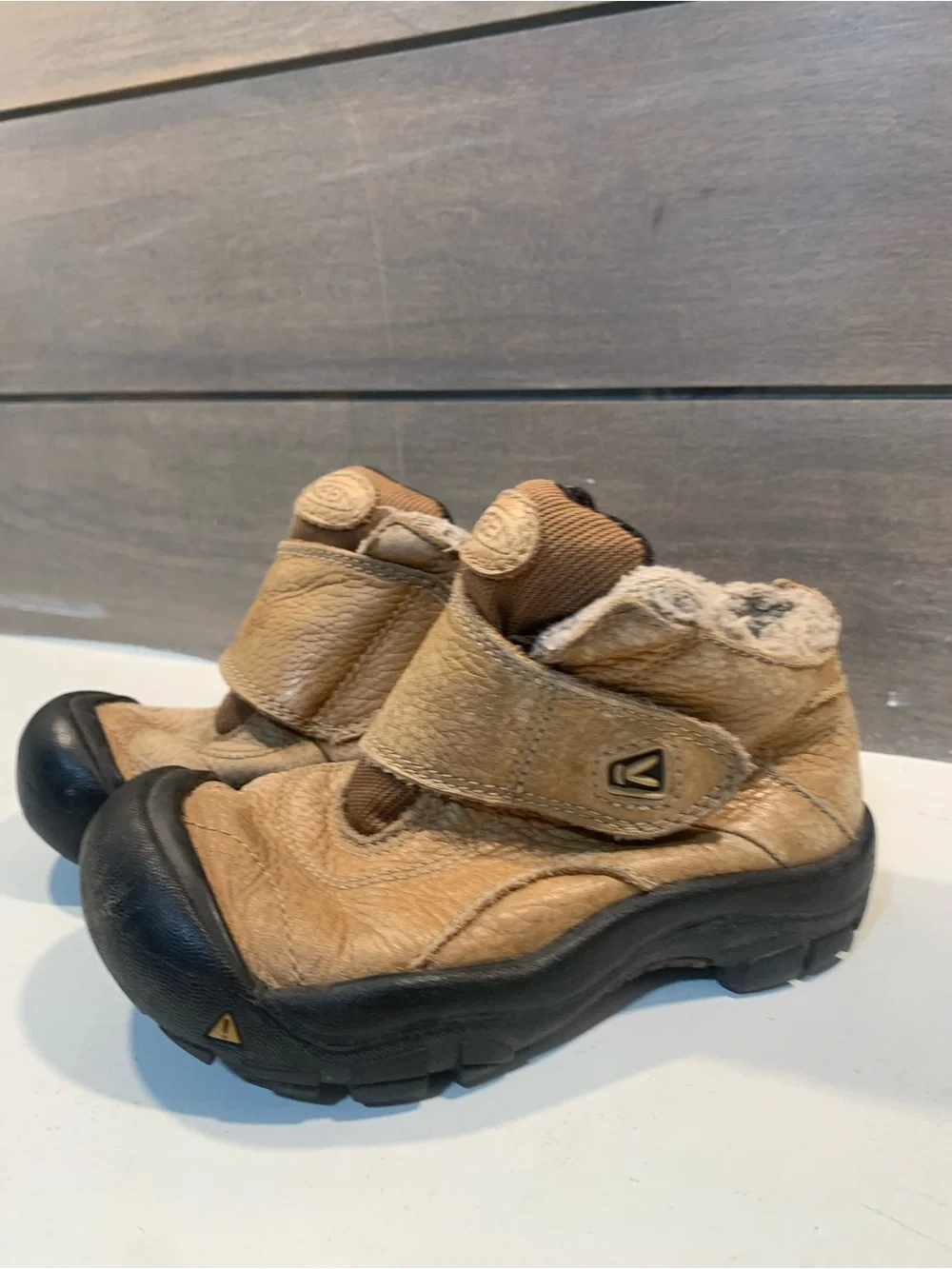 Keen Toddler Leather Snow Boot Brown Black 7 Outdoor Casual Thermal Waterproof